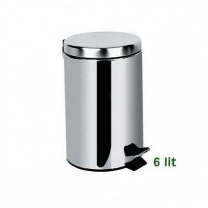 Χαρτοδοχείο Ανοξείδωτο Φ20 σειρά Elite 6lt 